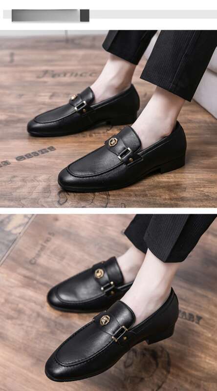 Neue Leder Herrenschuhe Weiche Sohle Rutschfeste Verschleißfeste Jugend Hochzeitsschuhe Business Büro Kleid Freizeitschuhe Trendy_voghion.com