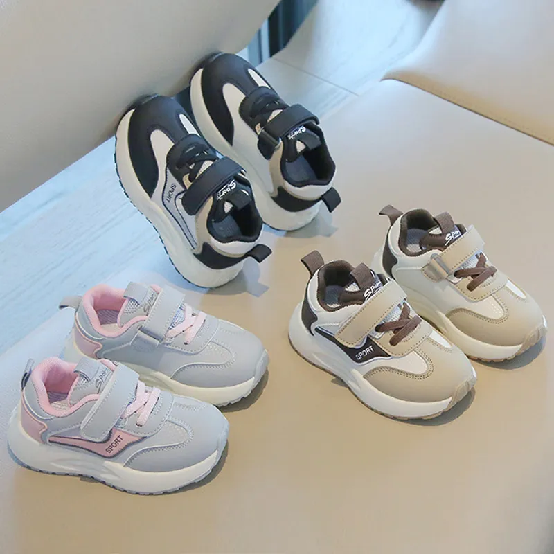 Çocuk Spor Ayakkabı Erkek İlkbahar Sonbahar Günlük Çocuk Koşu Yürüyüş Littlesprouts Moda Yürümeye Başlayan Çocuk Kız Tenis Ayakkabıları Beden 21_voghion.com