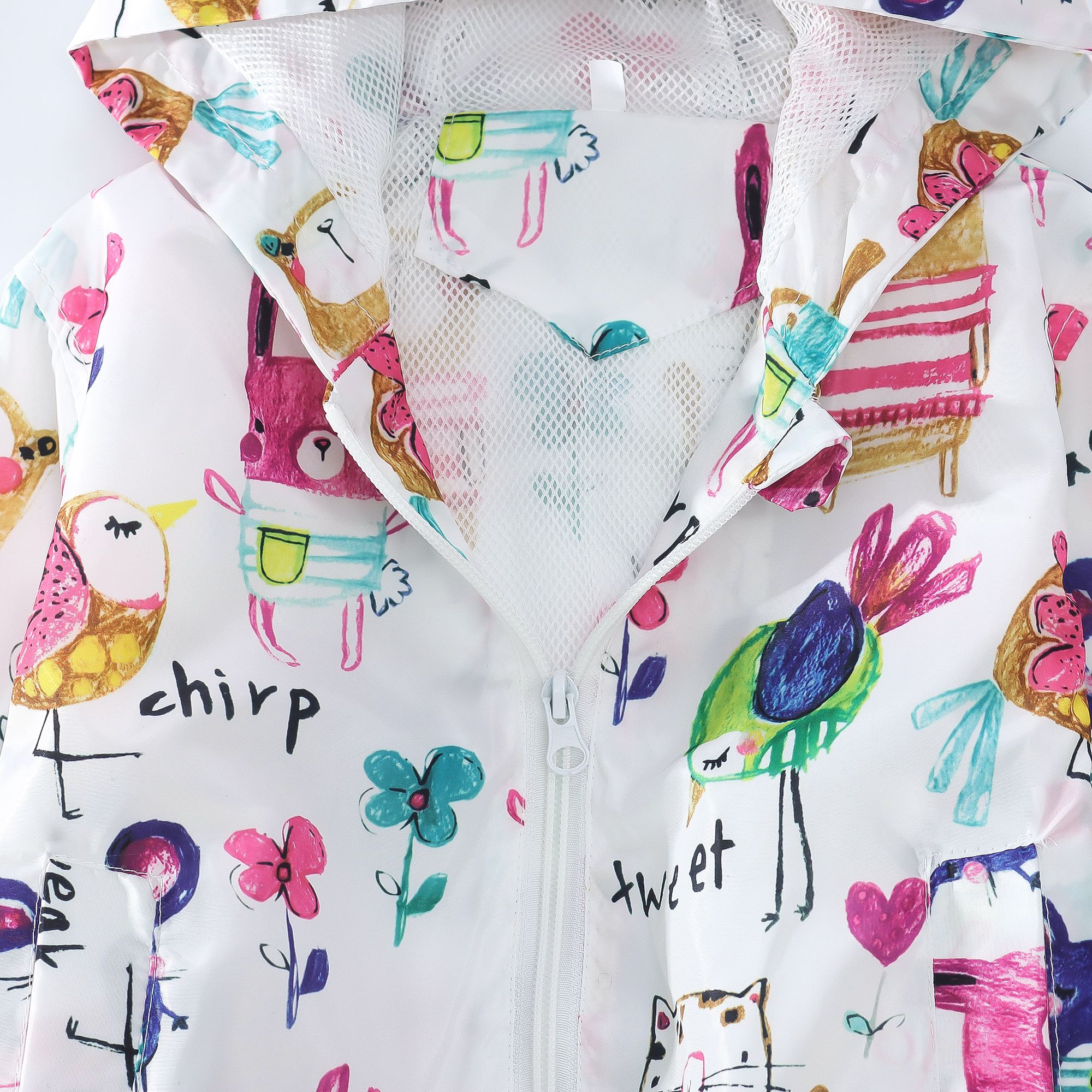 Children's Sports Jacket Cartoon Printed Hooded Jacket For Baby Boy Girl Children's Coat_voghion.com