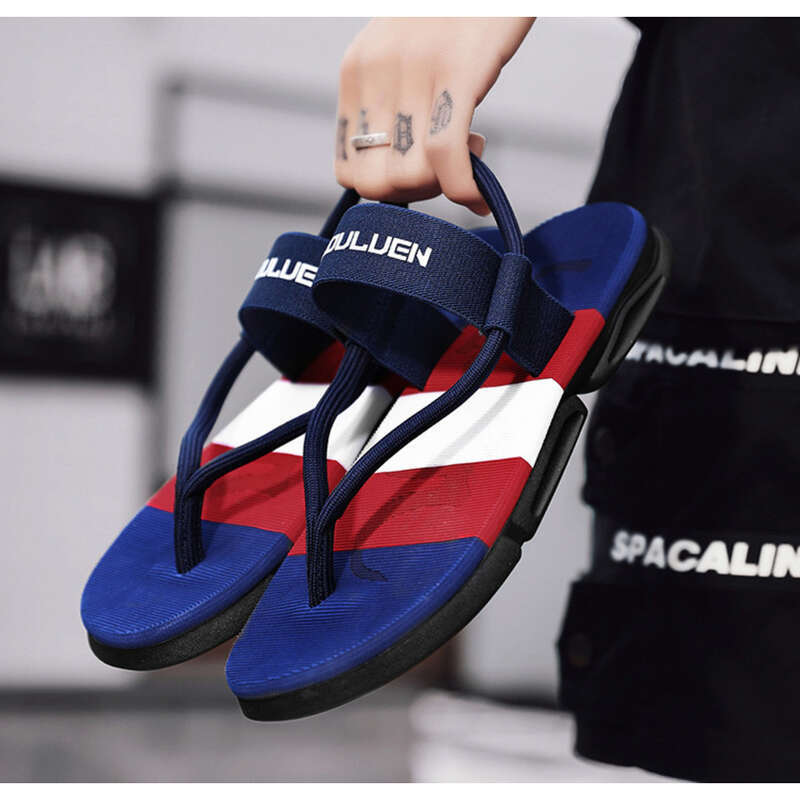 Sommersandalen Outdoor Casual Beach Schuhe Herren Dickbesohlte rutschfeste Hausschuhe_voghion.com