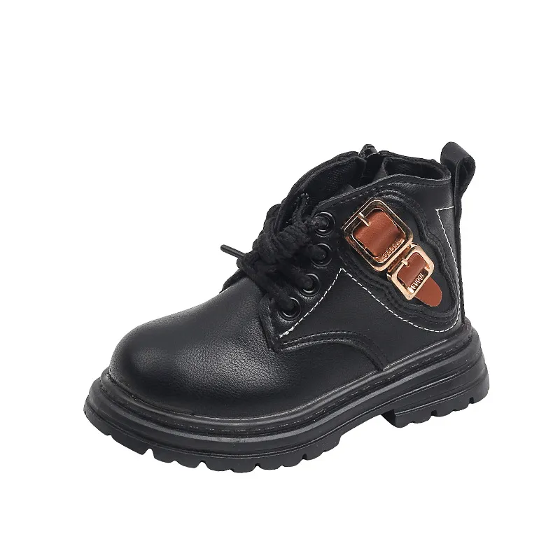 Pantofi sport pentru copii mici, toamnă și iarnă, noi, fete, maro, Kidsnest, băieți, casual, cu talpă moale, cizme scurte, mărime_voghion.com