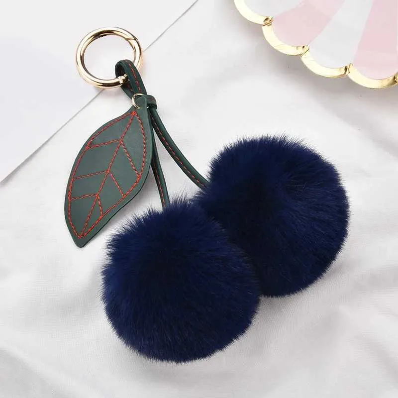 Cherry Plüschtier New Kaii Flauschiger Cartoon-Schlüsselanhänger Geschenk für Kinder Damen Taschenanhänger Rucksack Autoschlüssel Zubehör_voghion.com