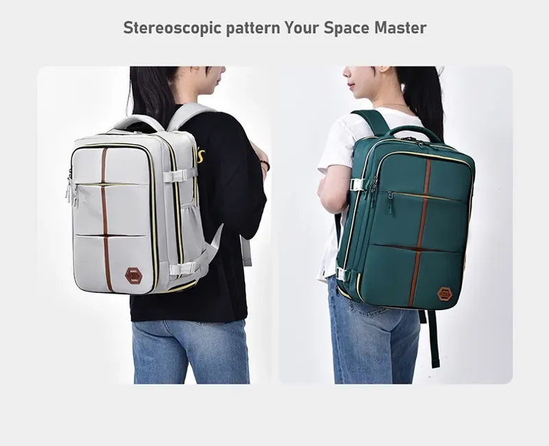 2024 Neuer Reiserucksack mit hoher Kapazität Männer und Frauen Modische Schultasche Multifunktionstasche für alle_voghion.com