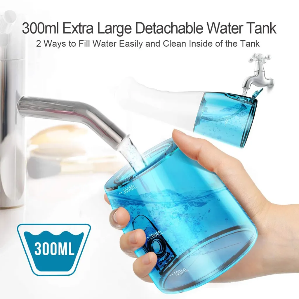 Desktop Flosser - 300ml｜Cordless｜2 Tips｜EU Dental_voghion.com