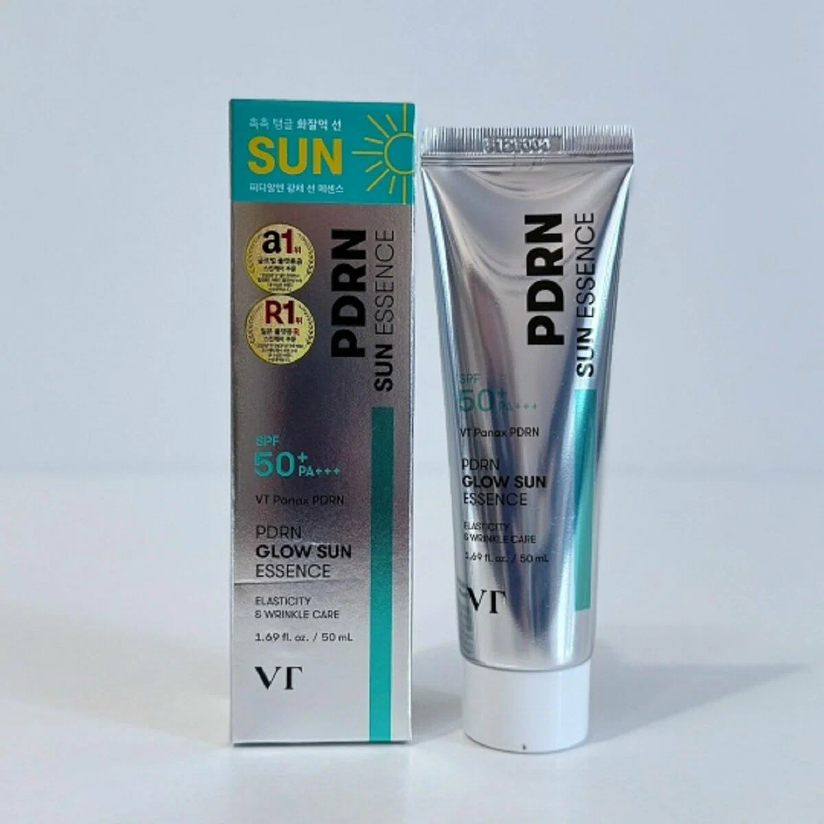 Pdrn glow essence solar coreana iluminadora proteção uv_voghion.com