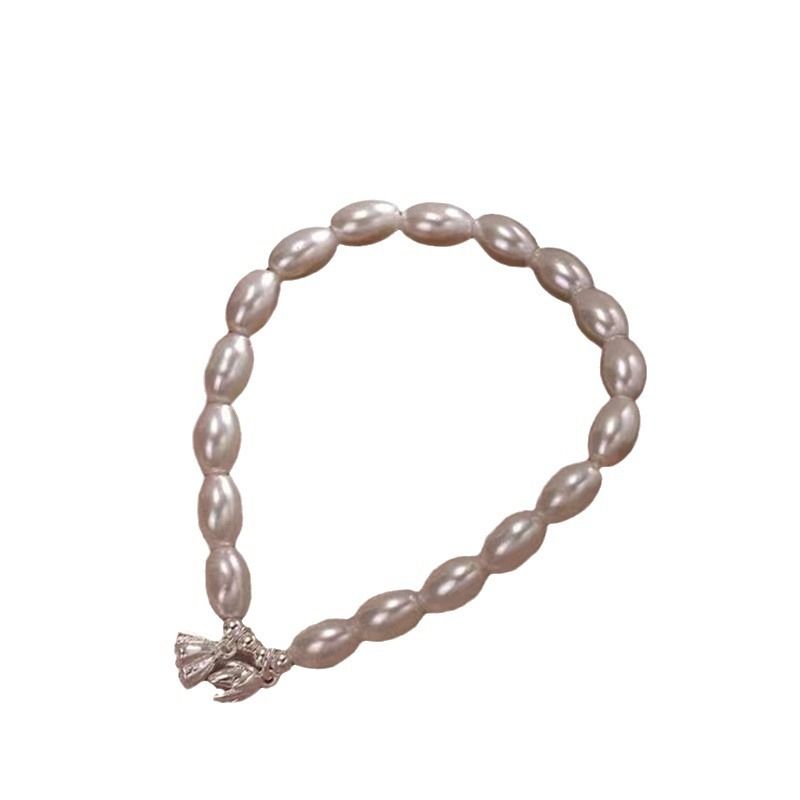 Two Generations Of Joyful Pearl Lotus Peng Transfer Bead Bracelet, Female Crowd Design, High End, Light , Simple_voghion.com