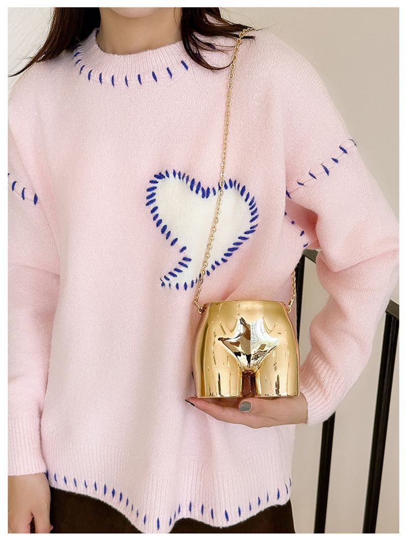 2024 neue Damentasche Acryltasche Einzel-Schulter-Umhängetasche Modetrend Gesäßtasche_voghion.com