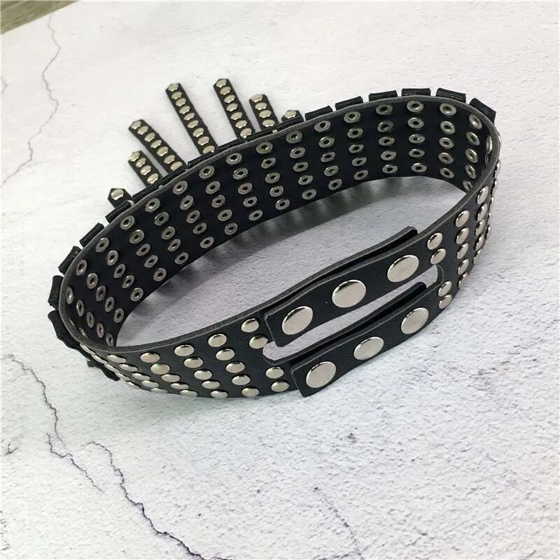 Sexet O-ring Choker Sort Justerbar Læder Punk Metal Kvinder Choker Kitty Halsbånd Underdanig Halskæder Fetish Slave Valentine's Bondage Gear_voghion.com