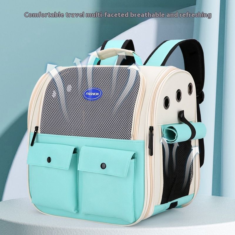 Weltraumtasche, tragbare Katzentasche, Weltrauabine, Hand-Haustiertasche, Hund, atmungsaktiv, Heimtierbedarf_voghion.com