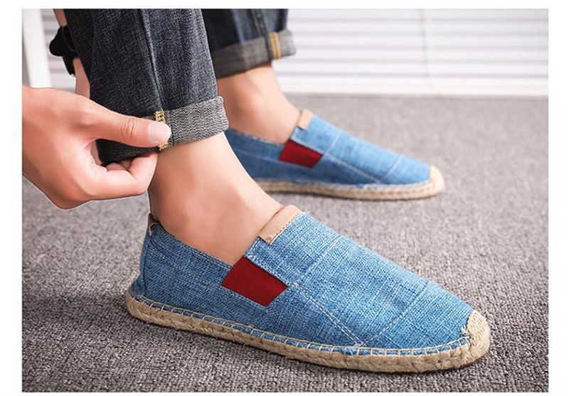 Pantofi sport casual pentru bărbați, respirabili, din pânză, la modă chinezească, cu alunecare moale, espadrile pentru bărbați, mocasini_voghion.com