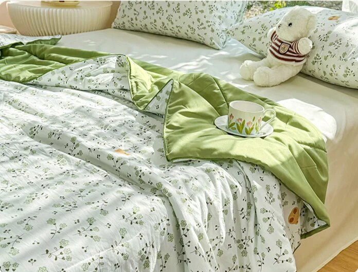 Instagram Wind Cool Class A Maternal and Infant Grade Summer Sheet Two person Air Conditioning Dormitory Cover Gift_voghion.com
