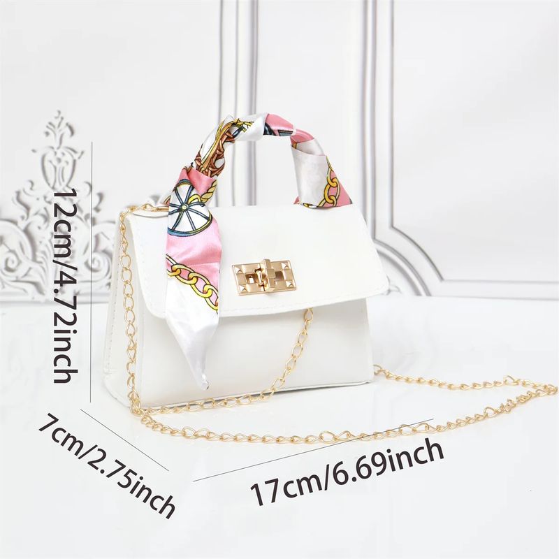 Damenmode Einfachheit Einfarbig Handtasche Nischendesign Seidenschal Mitte Einzelner Schulter Crossbody Tasche Bandolera_voghion.com