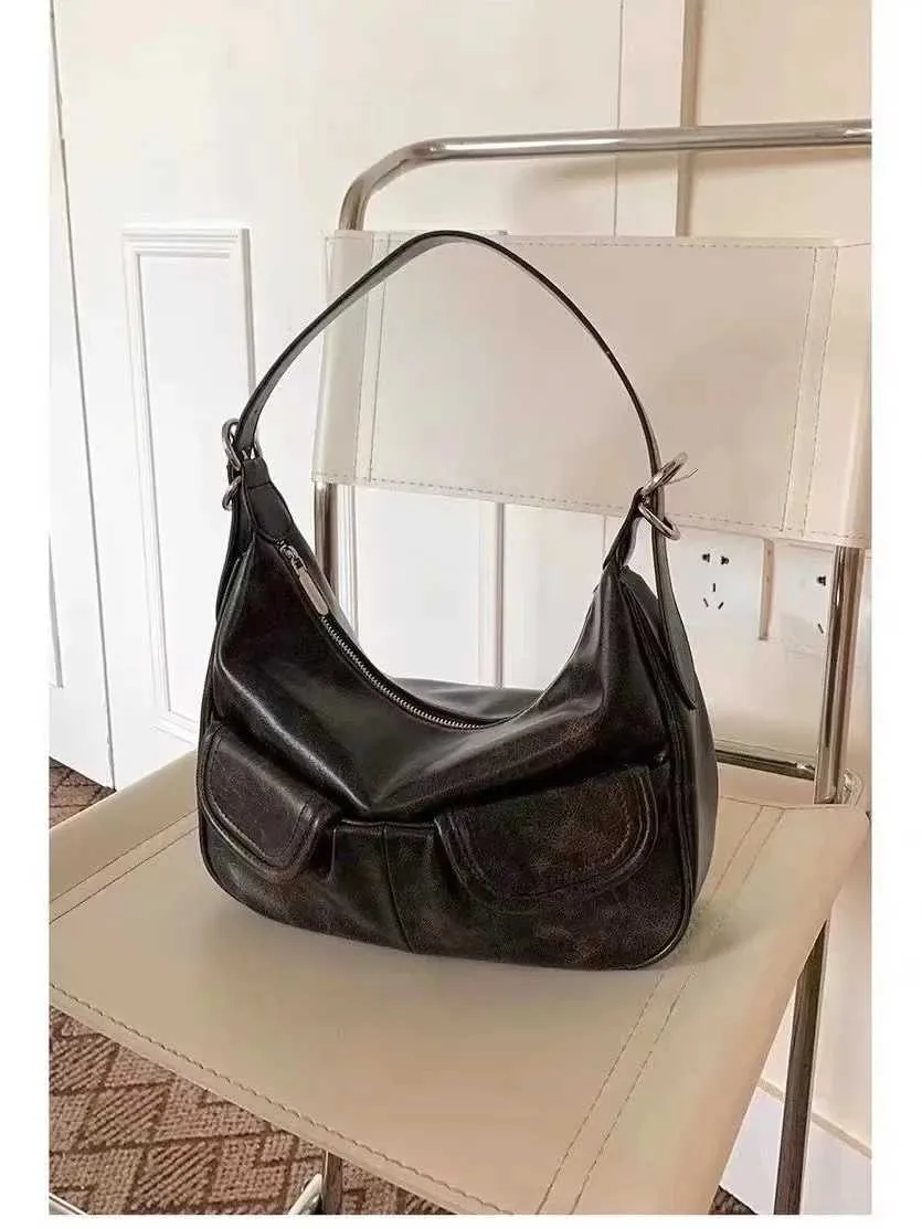 Vintage Kaffee Schulter Frauen Retro Neue Herbst Tasche Chic Casual Unterarm Tasche Weibliche Heiße Mädchen Y2k Handtasche Bolsa_voghion.com
