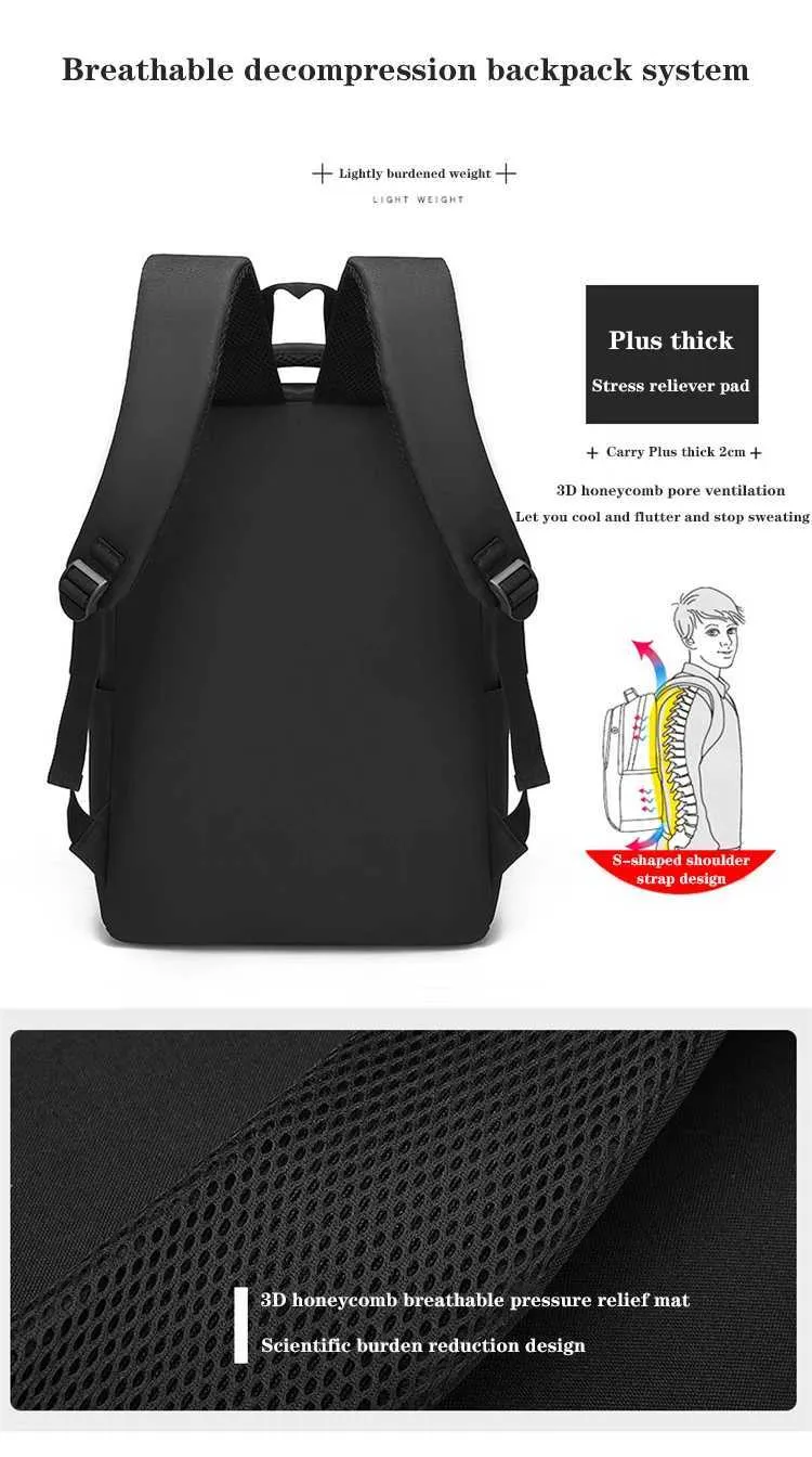 Bag Travel Multifunction USB Charging For 13 to 15.6 Inch Backpack Mochila Laptop Case Notebook BackpackC241107_voghion.com