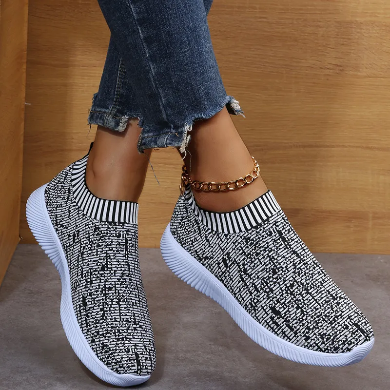 Socks Sneakers Fashion Breathable Casual Sneaker Summer Vulcanized Shoes Women Trainers Tenis Feminino Flats_voghion.com
