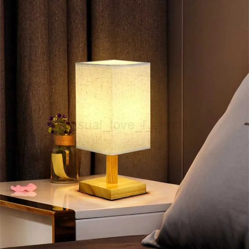 Chinese-Style USB Table Lamp - Dimmable Fabric Shade_voghion.com
