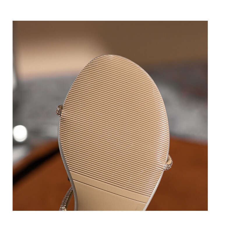 klassische Strass-Sandalen, schwarze Schleife im Feenstil, römisches Band, ausgehöhlte Prinzessinnen-Damenschuhe_voghion.com