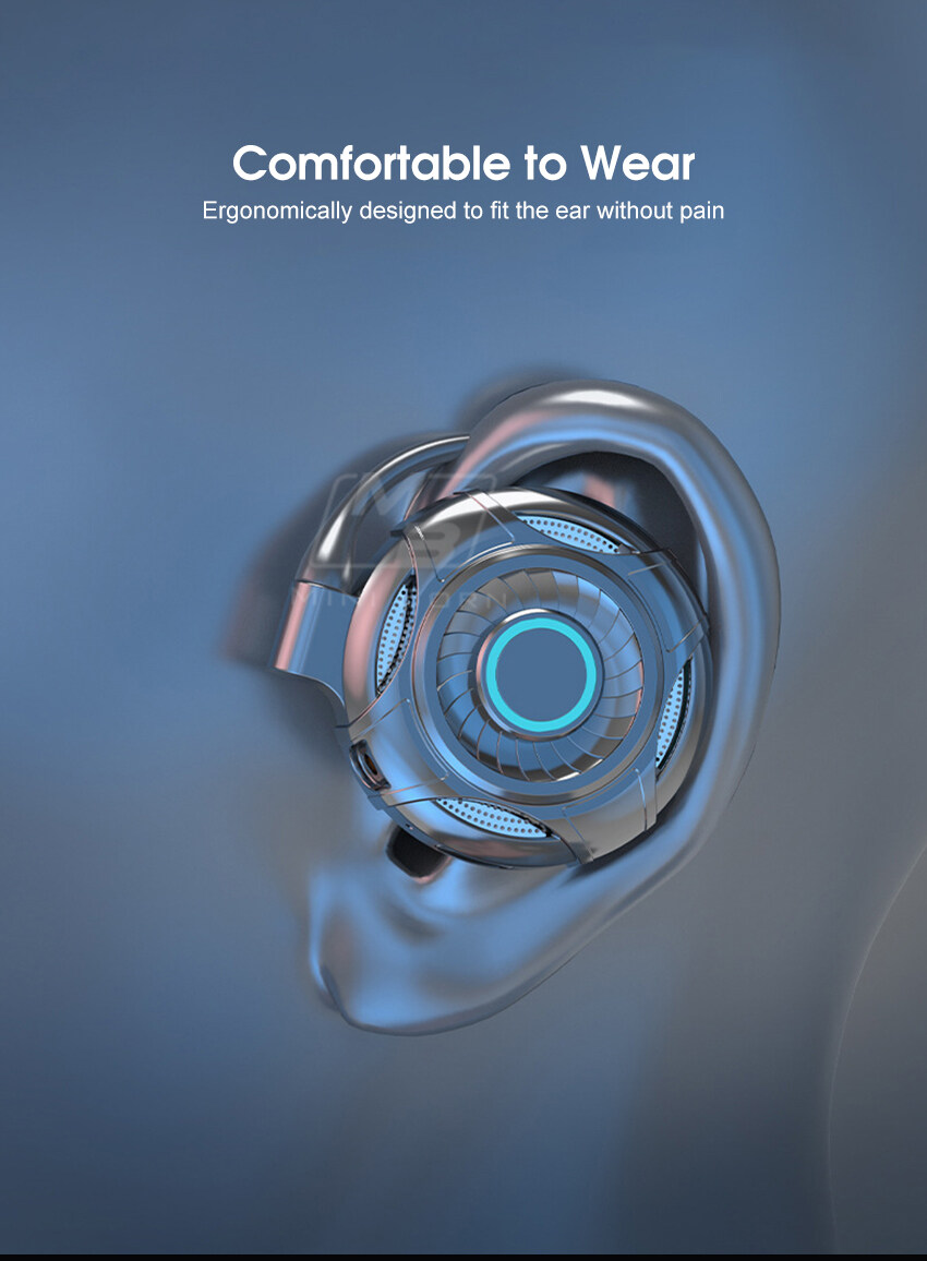2024 TWS Kabellose Bluetooth 5.3 Kopfhörer (nicht im Ohr) mit Tragefunktion, Gaming-Kopfhörer, Geräuschunterdrückung, wasserdicht_voghion.com