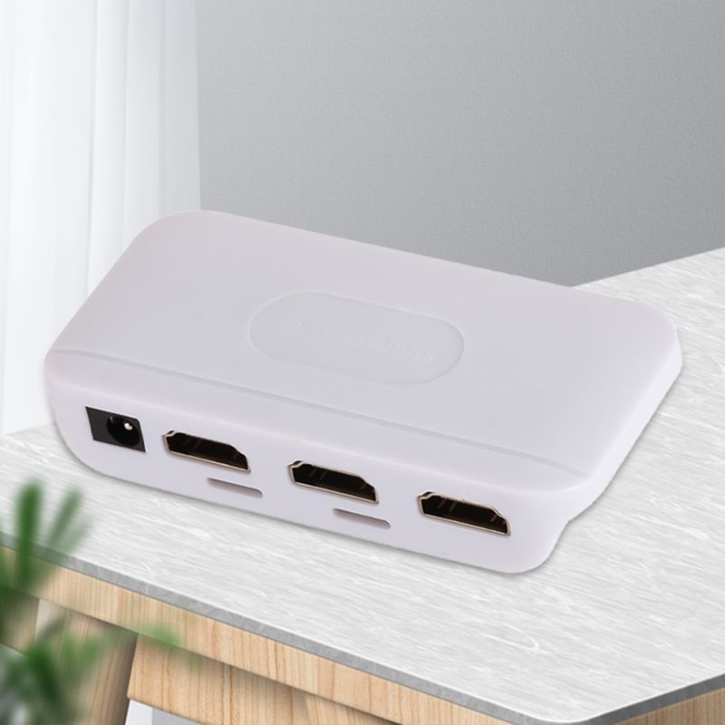 Xinweiqing HD 1 in 2 Out Portable Amplification Capabilities Powered High Clarity Video Splitter for HDCP1.2_voghion.com