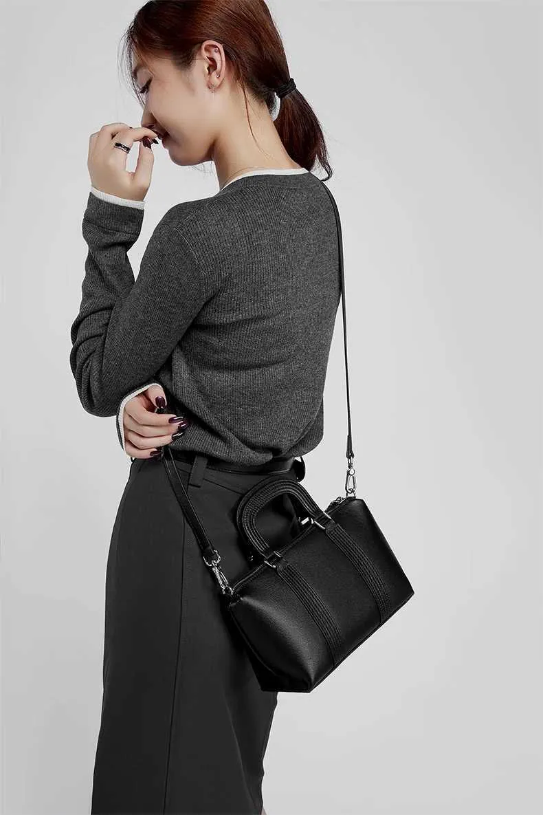 Toptrends 100% vera pelle cuscino piccola tote borse a mano per le donne 2025 designer borsa a tracolla signore spalla_voghion.com
