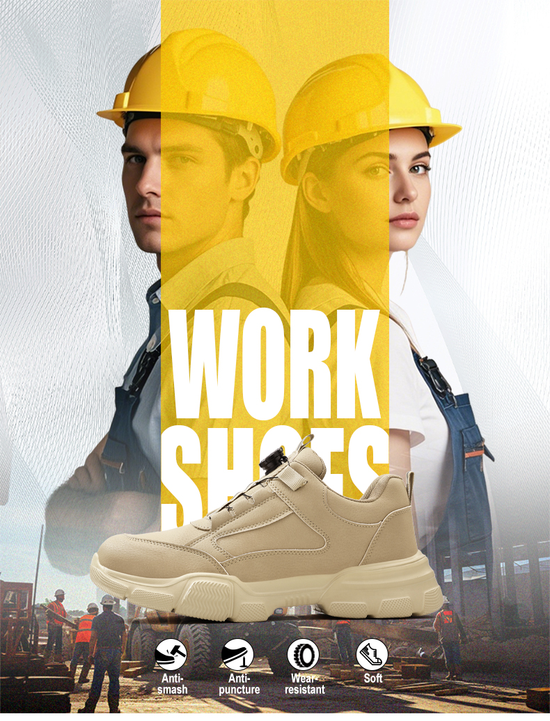 Scarpe antinfortunistiche GUYISA Scarpe da lavoro impermeabili Punta in acciaio Leggere e morbide F131F 38-45_voghion.com