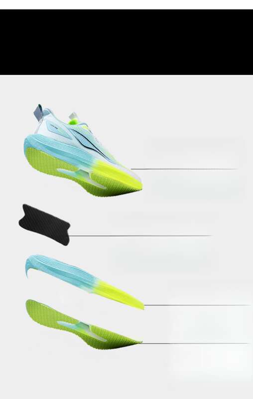 Hierscht Nei Héichqualitativ Flyknit Moud Sport Popcorn Kuelestoffplack Ultraleicht Rebound Koppel Lafschong_voghion.com