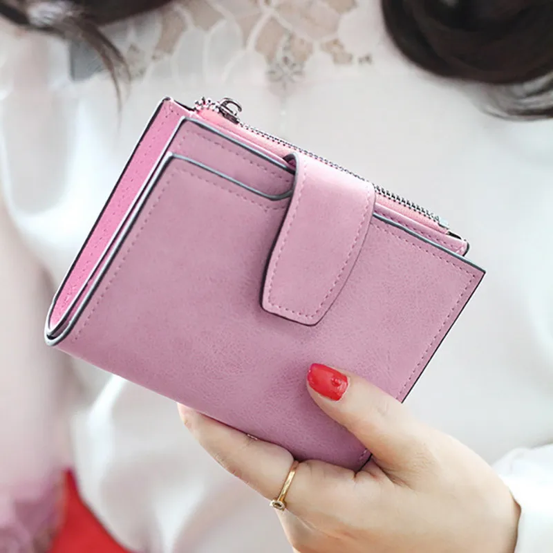 Borsa da donna semplice retrò in pelle PU porta carte di credito borsa da ragazza piccola borsa da donna Bolsa Feminina_voghion.com