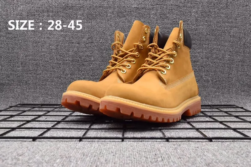 Hot sale-Laarzen Echt Leer Mannen Vrouwen Sneeuw Casual Martin Laarzen Groothandel Mode Merk Schoenen_voghion.com