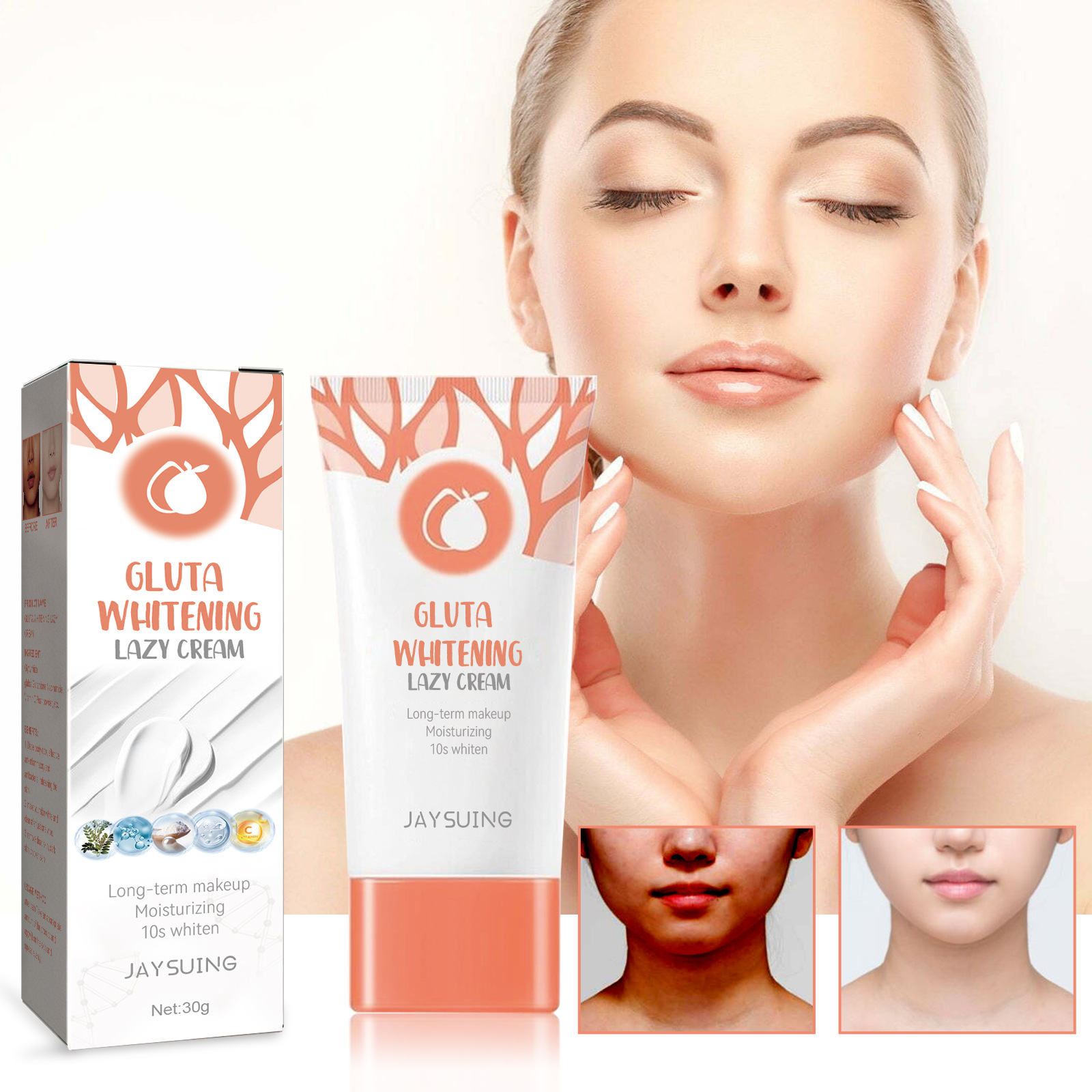 Jayswing Whitening Firms moisturizes facial skin Whitening, moisturizing, rejuvenating, lifting and repairing face cream_voghion.com