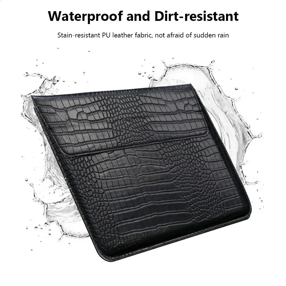 Laptop for book Air Pro 13 Case M1 M2 Notebook Stand Cover 11 14 15 15.6 inch PU Leather Sleeve Pouch Computer Tablet_voghion.com