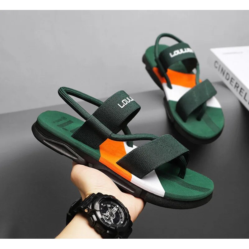 Grenzüberschreitende Sommer neue Casual Sandalen für Männer tragen dick besohlte Herren Sandalen Trend Strandschuhe für Männer_voghion.com