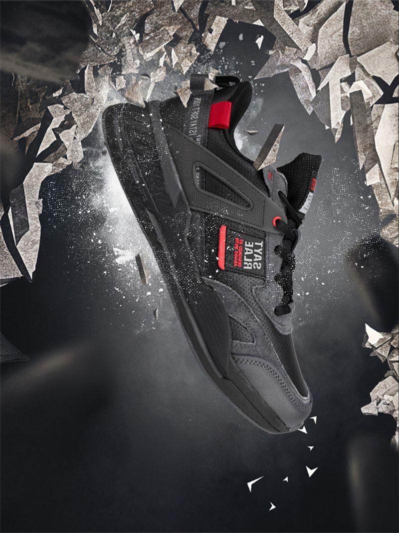 Baasploa Men Sport Leather Casual Fashion Waterproof Lightweight Sneakers Non-slip Walking Shoes Male Sneaker_voghion.com