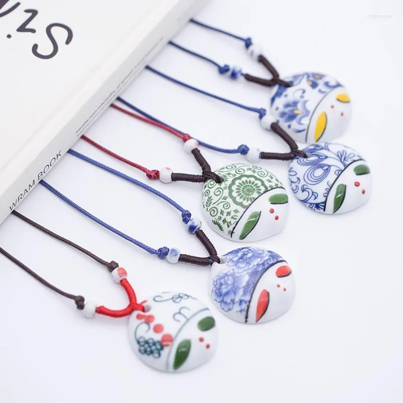 Ceramic Pendant Necklace For Women Simple Elegant Mothers Gift_voghion.com