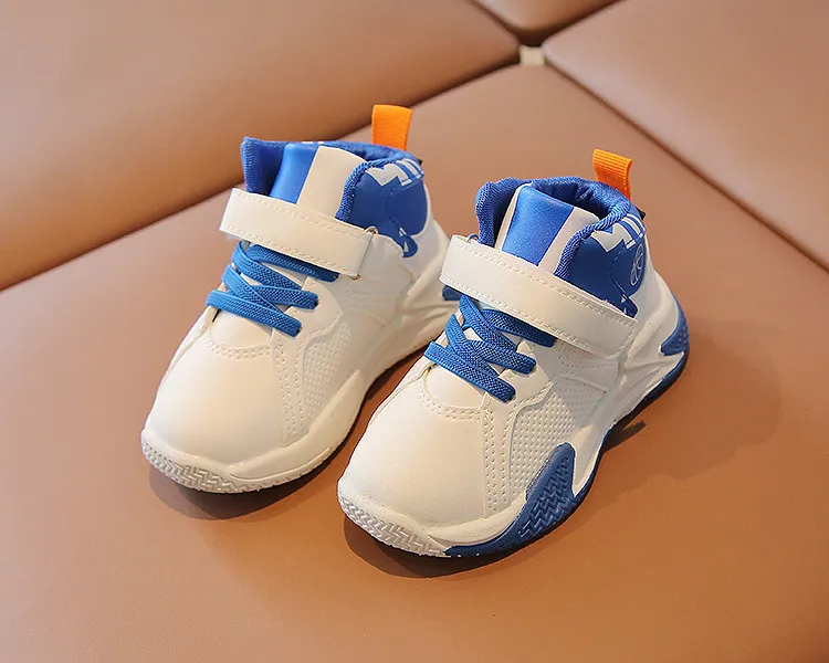 Kids Fashion High-top Sneakers For Boys Girls Sport Running Lightweight Children Casual Toddler Walking Shoes Sizes 21 -_voghion.com