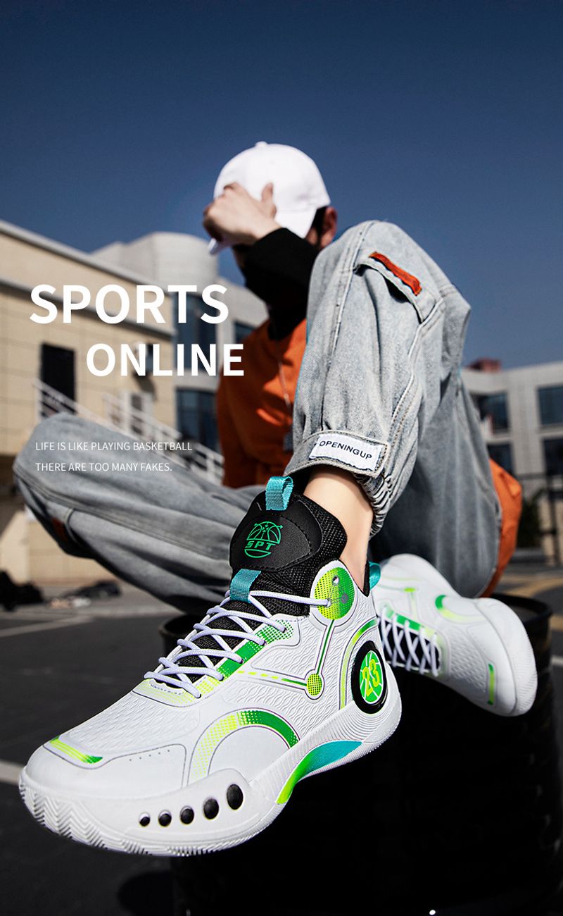 Basketballschuhe Herren Jugend atmungsaktive Schuhe echte Student Turnschuhe Kindersportschuhe Damenstiefel_voghion.com