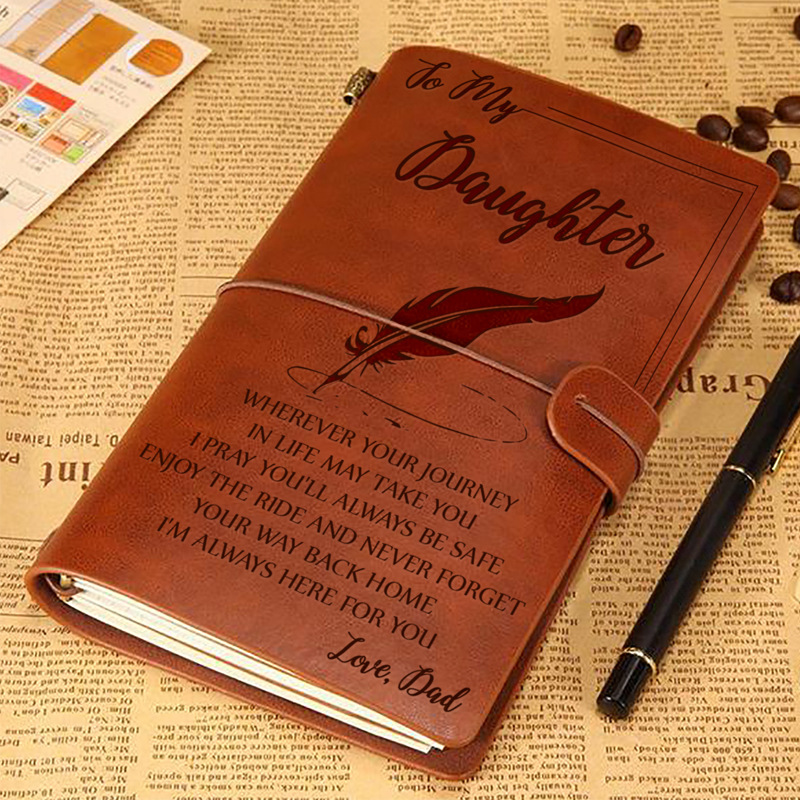 Handbook Notebook Stationery Travel Storage Notepad Retro Strap Handbook