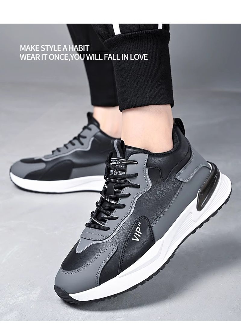 Tide Summer Board Explosion Leather High-top Hundred Sports Waterproof Non-slip Men's Shoes_voghion.com