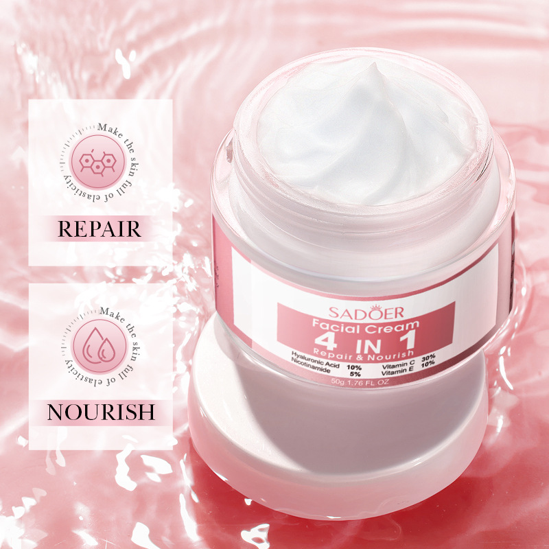 SADOER Crème visage raffermissante, comblante, hautement hydratante et rajeunissante quatre en un_voghion.com