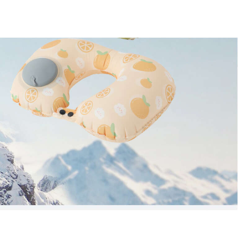 Inflatable U-shaped Travel, Portable Cooling Sensation, Office Nap Inflatable, Protective Pillow, Travel Three Treasures_voghion.com