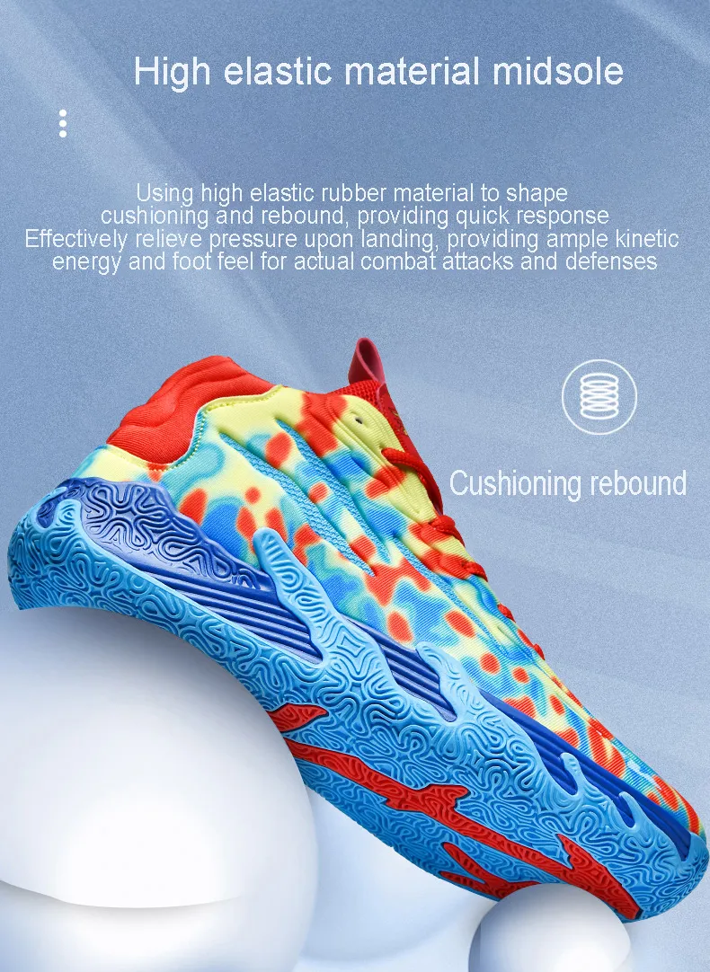 new Free Practical Cushioning Shipping Sports Breathable Casual Anti Slip And Wear-resistant Basketball Men Fashion_voghion.com
