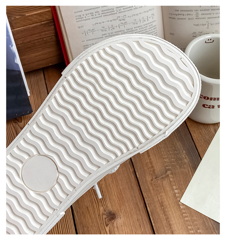 Mango Head Canvas Sandals for Women in Summer 2024, Half Slippery One Step, Chic, White Shoes with High Height, Small_voghion.com