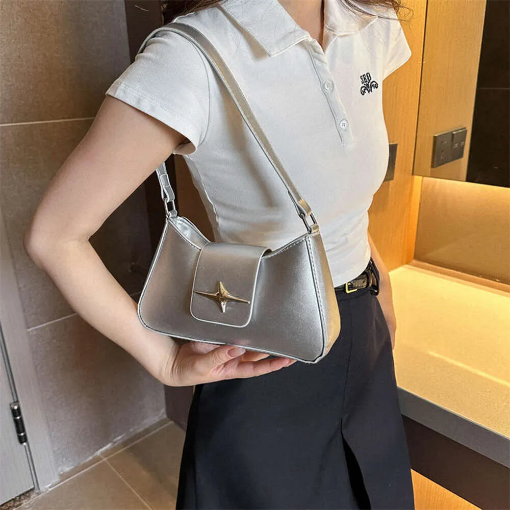 Retro Women's Y2k Pu Leather Sequin Shoulder Bag Casual Style_voghion.com