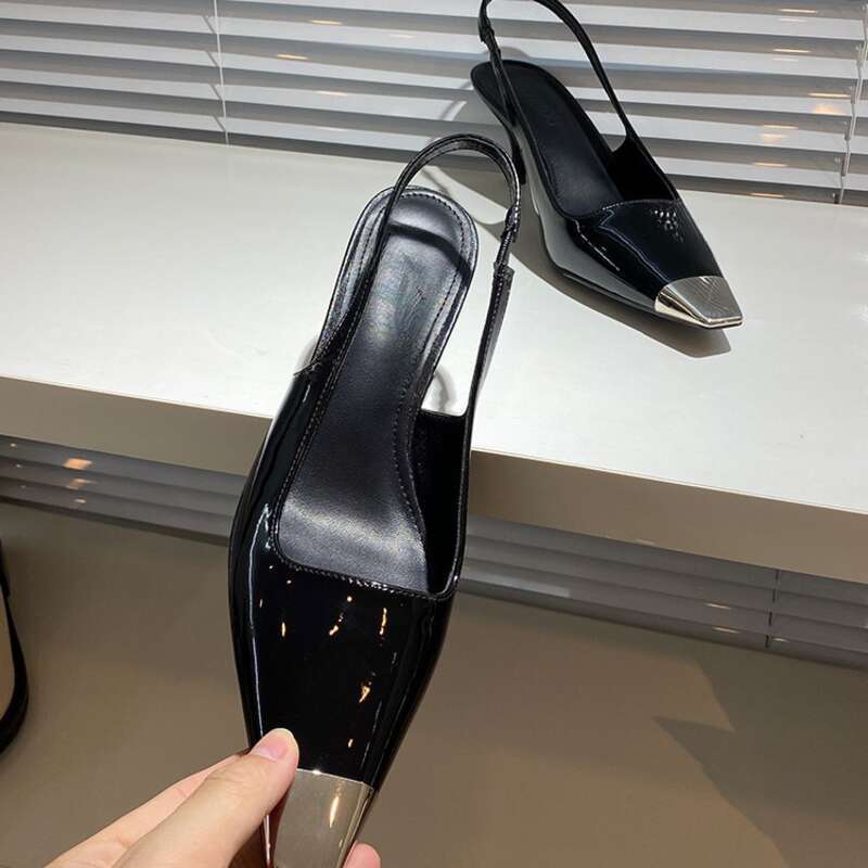 Sommer Neue Paket Kopf Bequeme Feine Ferse High Heel Sandalen_voghion.com