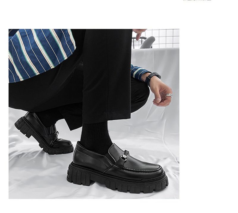 Scarpe in pelle in stile britannico per uomo autunno 2022_voghion.com