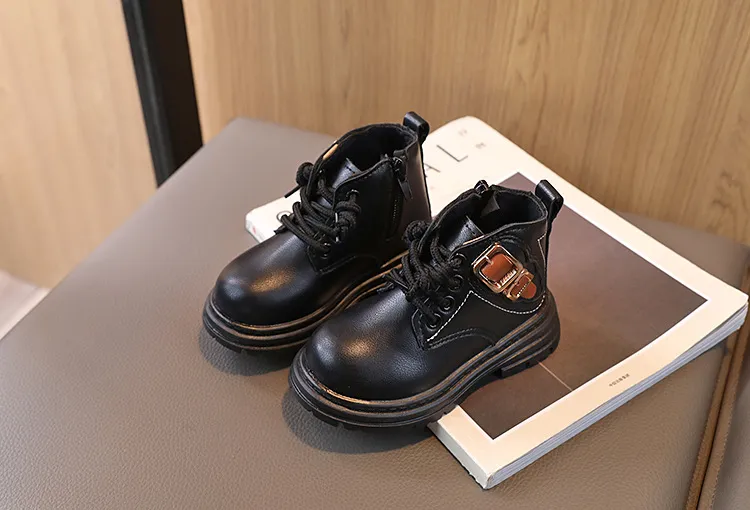 Pantofi sport pentru copii mici, toamnă și iarnă, noi, fete, maro, Kidsnest, băieți, casual, cu talpă moale, cizme scurte, mărime_voghion.com