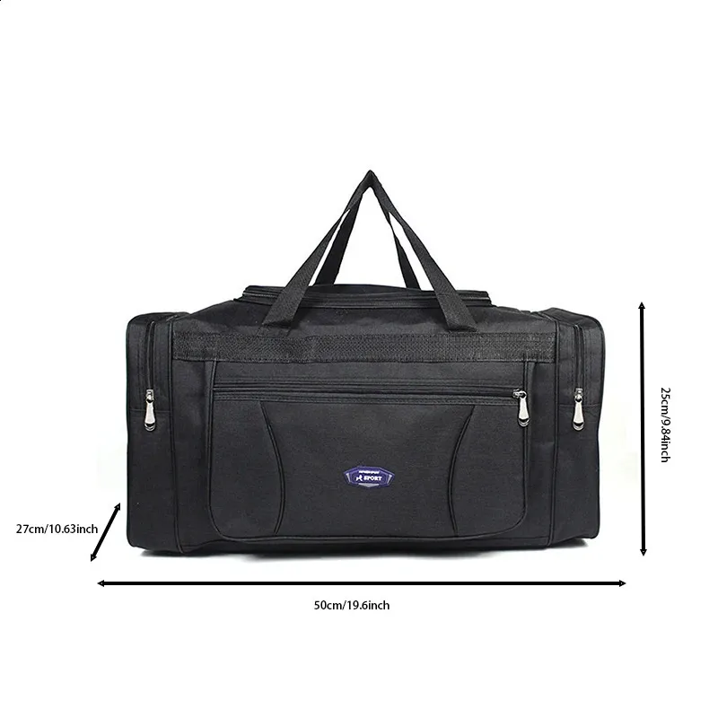 Foldable Duffel Bag Large Capacity Travel Handbag Waterproof_voghion.com