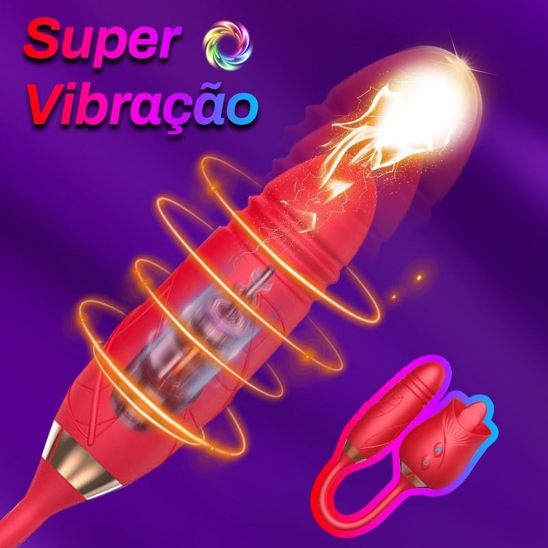 Weiblicher Vibrator, Brustwarzen-orale Rose, geformter G-Punkt, Klitoris-Saugfunktion, stimuliert Masturbation, Spielzeug für Erwachsene für Frauen_voghion.com