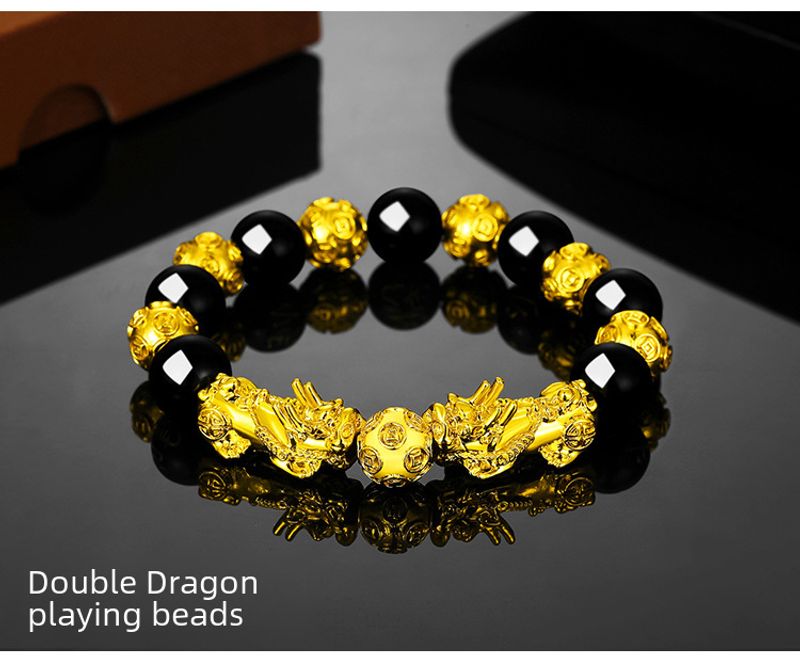 Vieam Sand U 3D Hårdfot Guld Piccolo Armband Man Spelg Duoduo Snabb Handförsörjning_voghion.com