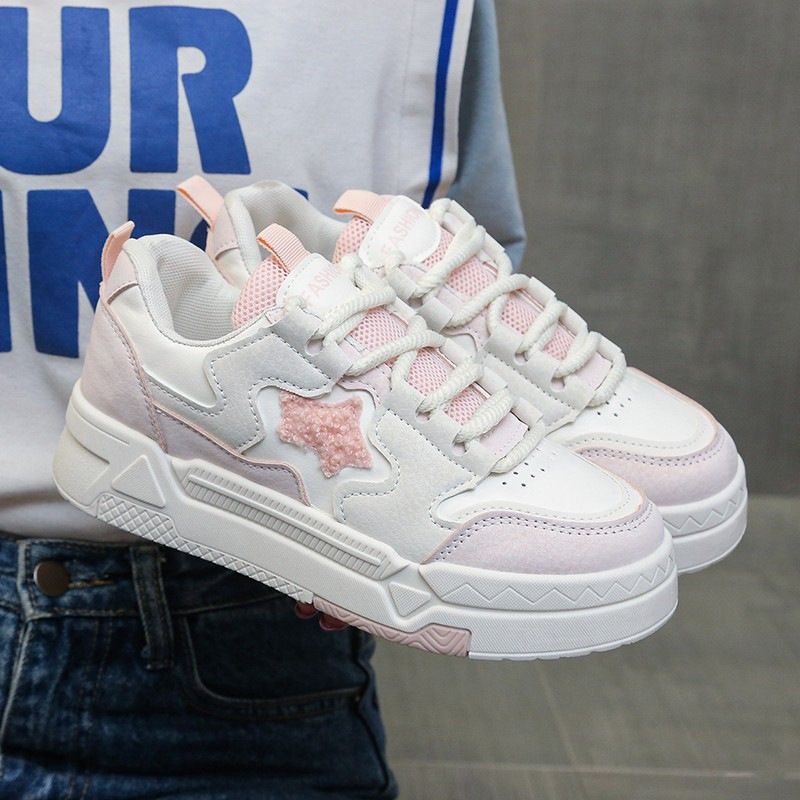 Star Little White Women New Edition Board pentru studenți primăvara și toamna cu fund gros casual sport la modă single_voghion.com