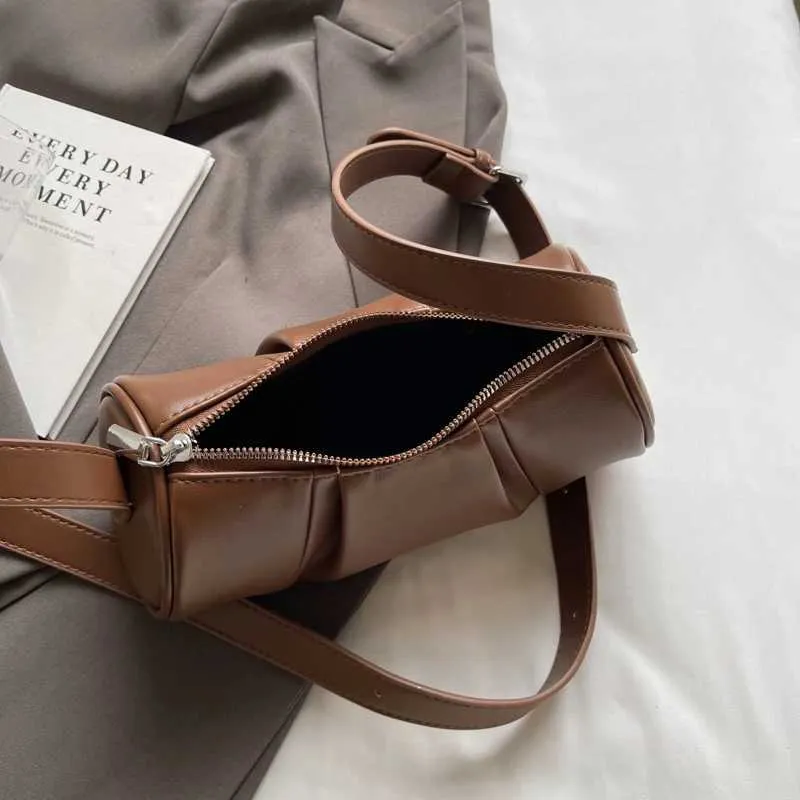 Sac de créateur LEFTSIDE mini sac bandoulière en cuir PU 2024 sac seau à la mode pour femme sac à main vintage et portefeuille_voghion.com